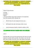 Test Bank for Lewis Medical Surgical Nursing 11th Edition by Harding Chapters 30&ndash;47 Latest Updated 2025&ndash;2026 Comprehensive Questions and Answers Resource for Nursing Students Mastering Cardiovascular Gastrointestinal Renal and Endocrine Nursing Concepts w