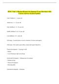 BTEC Unit 1&colon; Human lifespan development Exam Questions with  Correct Answers &lpar;Latest Update&rpar; 