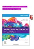 Test Bank for Nursing Research in Canada&colon; Methods&comma; Critical Appraisal&comma; and Utilization&comma; 5th Edition by Mina D&period; Singh&comma; Lorraine Thirsk&comma; Sarah Stahlke&comma; Ramesh Venkatesa Perumal&comma; Geri LoBiondo-Wood & Judith Haber &vert; Chapters 1-21 &vert; Questions & Answers with Cr