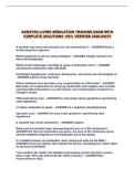 ASSISTED LIVING MEDICATION TRAINING EXAM WITH COMPLETE SOLUTIONS 100&percnt; VERIFIED 2026-2027&excl;&excl;