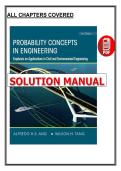 Probability Concepts in Engineering &lpar;2nd Edition&comma; 2007 &ndash; Ang & Tang&rpar; &vert; Complete Solutions Manual PDF