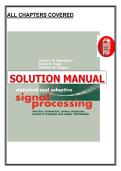 Statistical and Adaptive Signal Processing &lpar;2005 &ndash; Manolakis&comma; Ingle & Kogon&rpar; &vert; Complete Solutions Manual PDF