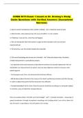 COMD 5070 Exam 1 based on Dr&period; Dromey's Study  Guide Questions with Verified Answers &lpar;Guaranteed  Success&rpar;