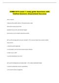 COMD 5070 exam 1 study guide Questions with  Verified Answers &lpar;Guaranteed Success&rpar; 