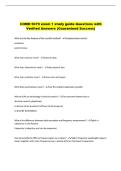 COMD 5070 exam 1 study guide Questions with  Verified Answers &lpar;Guaranteed Success&rpar; 