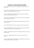 HAN 300 TEST 1 EXAM QUESTIONS AND ANSWERS&period;