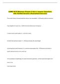 COMD 5070 Behrman Chapter 6 Quiz 4 summer Questions  with Verified Answers &lpar;Guaranteed Success&rpar;