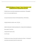 COMD 5070 Behrman Chapter 7 Quiz 5 Questions with  Verified Answers &lpar;Guaranteed Success&rpar; 