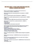 68W FIELD CRAFT 1 STUDY GUIDE QUESTIONS AND 100&percnt; CORRECT ANSWERS 2026 UPDATE&excl;&excl;