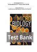 Test Bank for Microbiology&colon; An Introduction 14th Edition by Gerard J&period; Tortora All Chapters 1-28