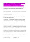 C224 - MODULE 14&colon; Aligning Research Methods to Research Problems Questions and All Correct Answers&period;