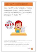 2026 HESI PN Fundamentals Exam Verified  Questions & Answers &lpar;Verified Answers&rpar;  woth Detailed Rationales Guaranteed Pass  &vert; Complete A&plus; Guide - PDF 