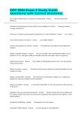 DEP 2004 Exam 2 Study Guide Questions with Correct Solutions&period;