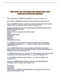 TEEX NFPA 1081 EXTERIOR &lpar;2026 BOOK&rpar; WITH 100&percnt; COMPLETE SOLUTIONS NEWEST&excl;&excl;