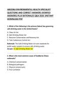 Arizona Excavator Contractor License Exam Questions & Correct Answers