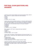 FNP FINAL EXAM QUESTIONS AND ANSWERS&period;