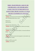 NR602 &sol; NR 602 PRIMARY CARE OF THE CHILDBEARING AND CHILDREARING FAMILY PRACTICUM MIDTERM EXAM STUDY GUIDE &vert; HIGHLY RATED A&plus;&vert; LATEST 2026&sol;2027&vert; CHAMBERLAIN COLLEGE
