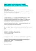 DEP 2004 - Exam 3 Study Guide Questions with All Actual Answers&period;