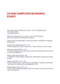 CS 6250 COMPUTER NETWORKS EXAM 1