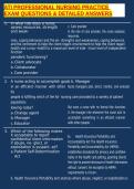 ATI PROFESSIONAL NURSING PRACTICE EXAM QUESTIONS & DETAILED ANSWERS
