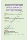 NR 602 FINAL EXAM CHAMBERLAIN SPRING 2026 QUESTIONS AND ANSWERS PRIMARY CARE OF THE CHILDBEARING AND CHILDREARING FAMILY PRACTICUM &vert; HIGHLY RATED A&plus;&vert; LATEST 2026&sol;2027&vert; 