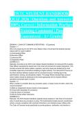 IWTC STUDENT HANDBOOK QUIZ 2026 &vert; Questions and Answers &vert; 100&percnt; Correct &vert; Information Warfare Training Command &vert; Pass Guaranteed - A&plus; Graded