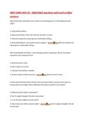MED SURG HESI V2 - 2024&sol;2025 questions with well verified  answers  What information should the nurse include in the teaching plan of a client diagnosed with  GERD&quest;   A&period; Sleep without pillows   B&period; Adjust food intake to three full meals per day with no sna