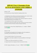 HPD SGT Test 1 Classmaker Exam  ACTUAL QUESTIONS AND CORRECT  ANSWERS