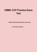 CMMC CCP Practice Exam Questions &ndash; Practice Test&comma; Answers and Study Guide PDF