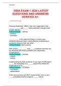 DBIA EXAM12026LATEST QUESTIONS AND ANSWERS VERIFIED A&plus;&period;