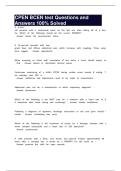 CPEN BCEN test Questions and Answers 100&percnt; Solved