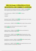 NRS 316 Exam 1 UPDATED ACTUAL  QUESTIONS AND CORRECT ANSWERS