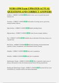 NURS 4350 Exam UPDATED ACTUAL  QUESTIONS AND CORRECT ANSWERS