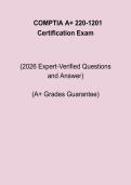 CompTIA A&plus; 220-1201 Certification Exam Objectives &ndash; Study Guide and Notes PDF
