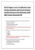 NCCCO Rigger Level II Certification Exam  Practice Questions And Correct Answers  &lpar;Verified Answers&rpar; Plus Rationales 2026  Q&A Instant Download Pdf 