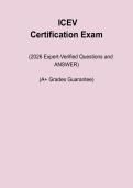 iCEV Certification Exam &ndash; Questions&comma; Answers and Study Guide PDF