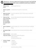 Adjuster Pro - Insurance adjuster test Questions & Answers Test QUESTIONAND VERIFIED SOLUTIONS &vert;2026&vert; ELABORATED &DETAILED ANSWERS&excl;&excl;