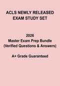 ACLS Newly Released Exam Study Set &vert; Advanced Cardiac Life Support Prep 2026