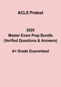 ACLS Pretest Study Guide &vert; Advanced Cardiac Life Support Prep 2026