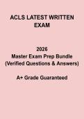 ACLS Latest Written Exam Study Guide &vert; Advanced Cardiac Life Support Prep 2026