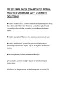 PAT 201 FINAL PAPER 2026 UPDATED ACTUAL PRACTICE QUESTIONS WITH COMPLETE SOLUTIONS
