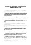 MAN 3025 PRACTICE EXAMINATION 2026 QUESTIONS WITH ANSWERS GRADED A&plus;