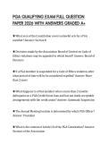 PGA QUALIFYING EXAM FULL QUESTION PAPER 2026 WITH ANSWERS GRADED A&plus;