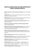 MARYVILLE NURS 623 CERTIFICATION SCRIPT 2026 QUESTIONS WITH SOLUTIONS GRADED A&plus;