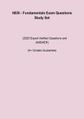 HESI Fundamentals Exam Questions Study Set &ndash; Practice Test&comma; Answers and Study Guide PDF