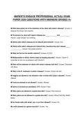 MARKETO ENGAGE PROFESSIONAL PRACTICE EXAMINATION 2026 QUESTIONS WITH ANSWERS GRADED A&plus;
