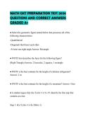 MATH GKT BOARD EVALUATION 2026 GUARANTEED PASS ANSWERS GRADED A&plus;