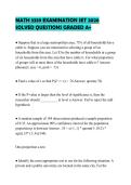 MATH 3339 BOARD EVALUATION 2026 GUARANTEED PASS ANSWERS GRADED A&plus;