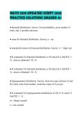 MATH GKT UPDATED SCRIPT 2026 PRACTICE SOLUTIONS GRADED A&plus;