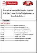 International Board Certified Lactation Consultant &lpar;Ibclc&rpar; Exam &ndash; Comprehensive Practice Questions & Study Guide Graded A&plus;